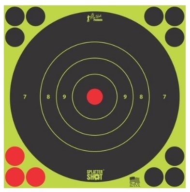 PROSHOT 6IN SPLATTER SHOT BULLSEYE GREEN - 60 QTY. PACK 6B-GREEN-60PK - 556 Black Friday Promotion